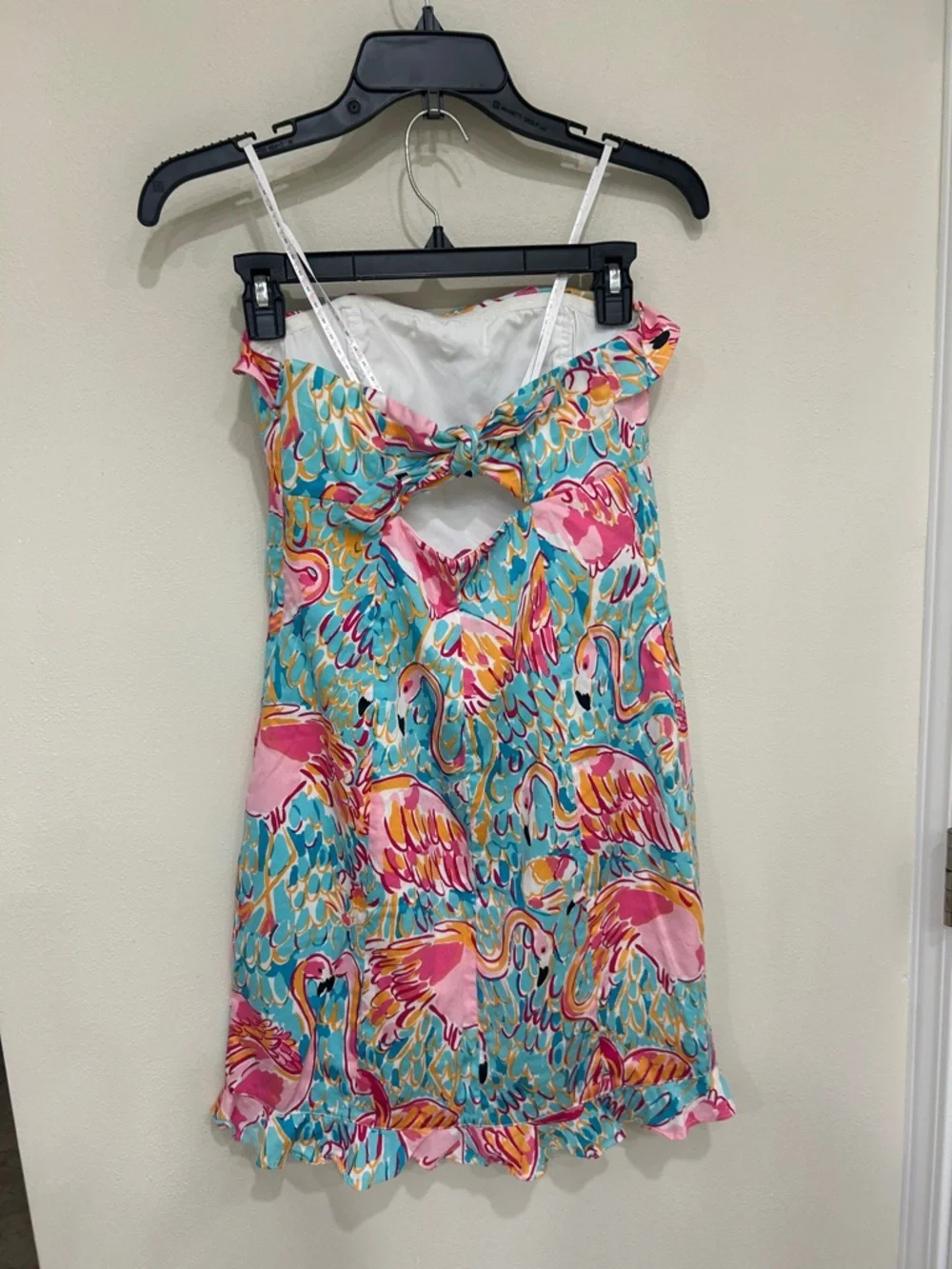Lilly Pulitzer Wyatt Flamingo Print Dress - Picture 4 of 5